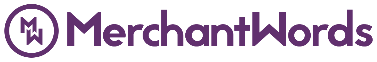 MerchantWords logo in purple