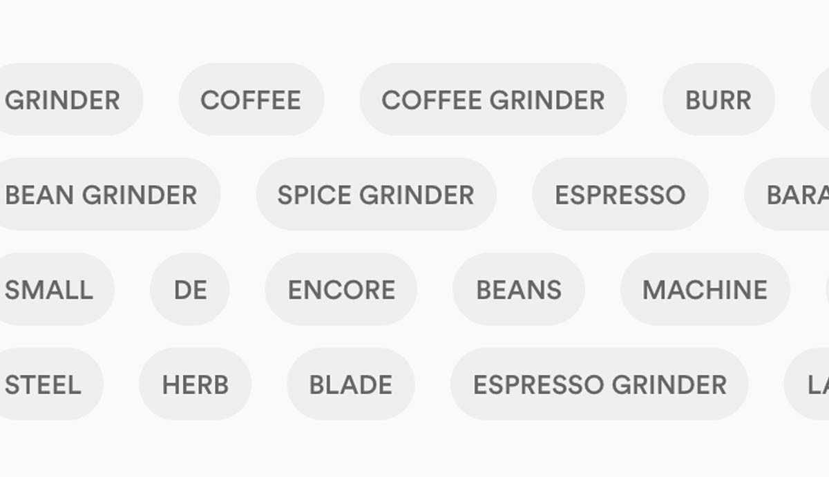 List of competing products as seen in the MerchantWords UI